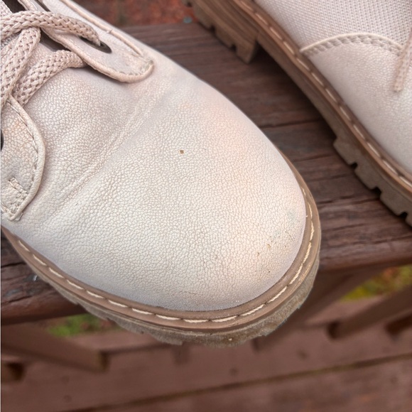 Blowfish Tan fabric Lace-Up Combat Boots - Picture 2 of 5